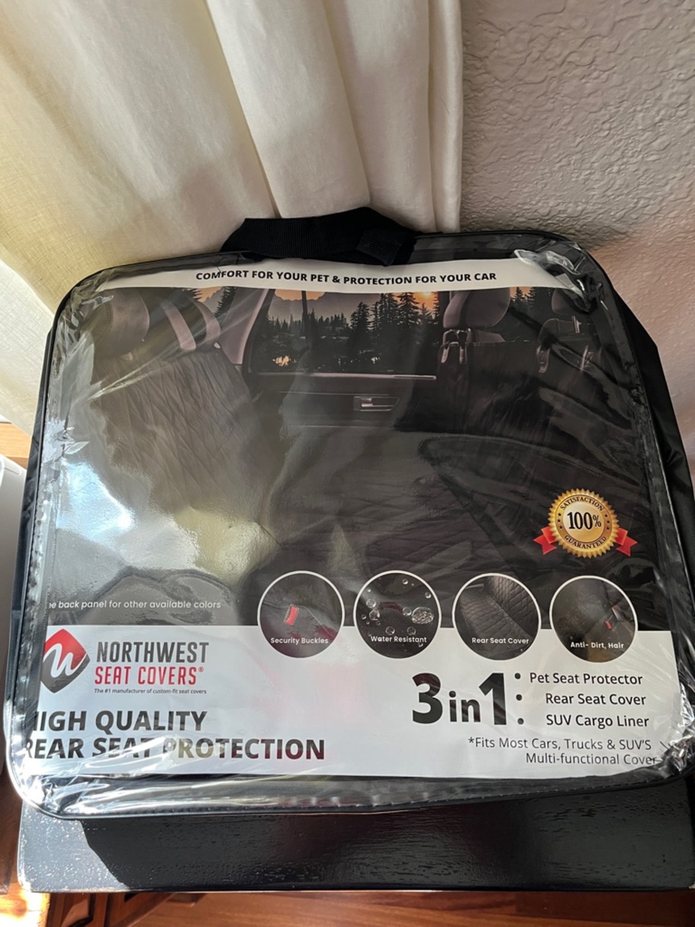 Northwest Seat Covers 3-in-1 Grey Pet Seat Protector